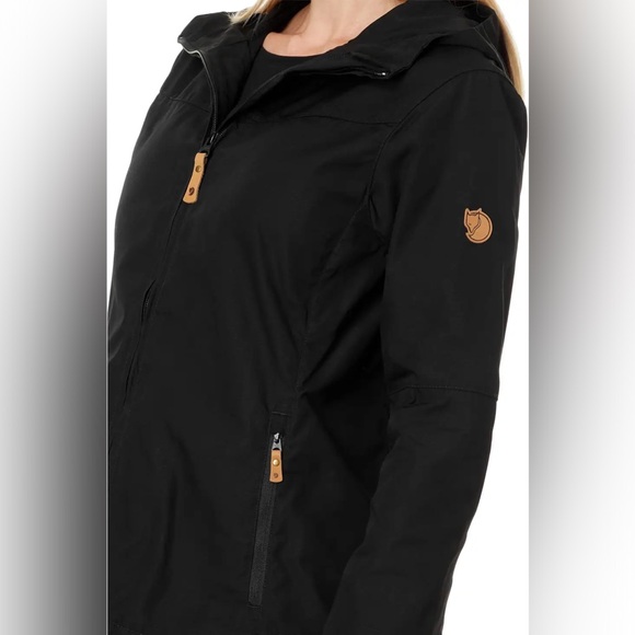 Fjällräven Black Stina Jacket NWOT Women’s Medium - Picture 3 of 16